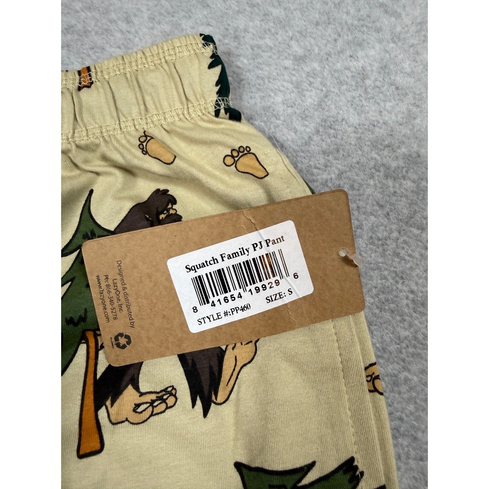 Lazy One Unisex Size S Squatch Family Pj Pants NWT - Picture 5 of 8